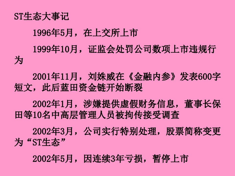 财务管理教学案例008蓝田股份短期偿债能力分析