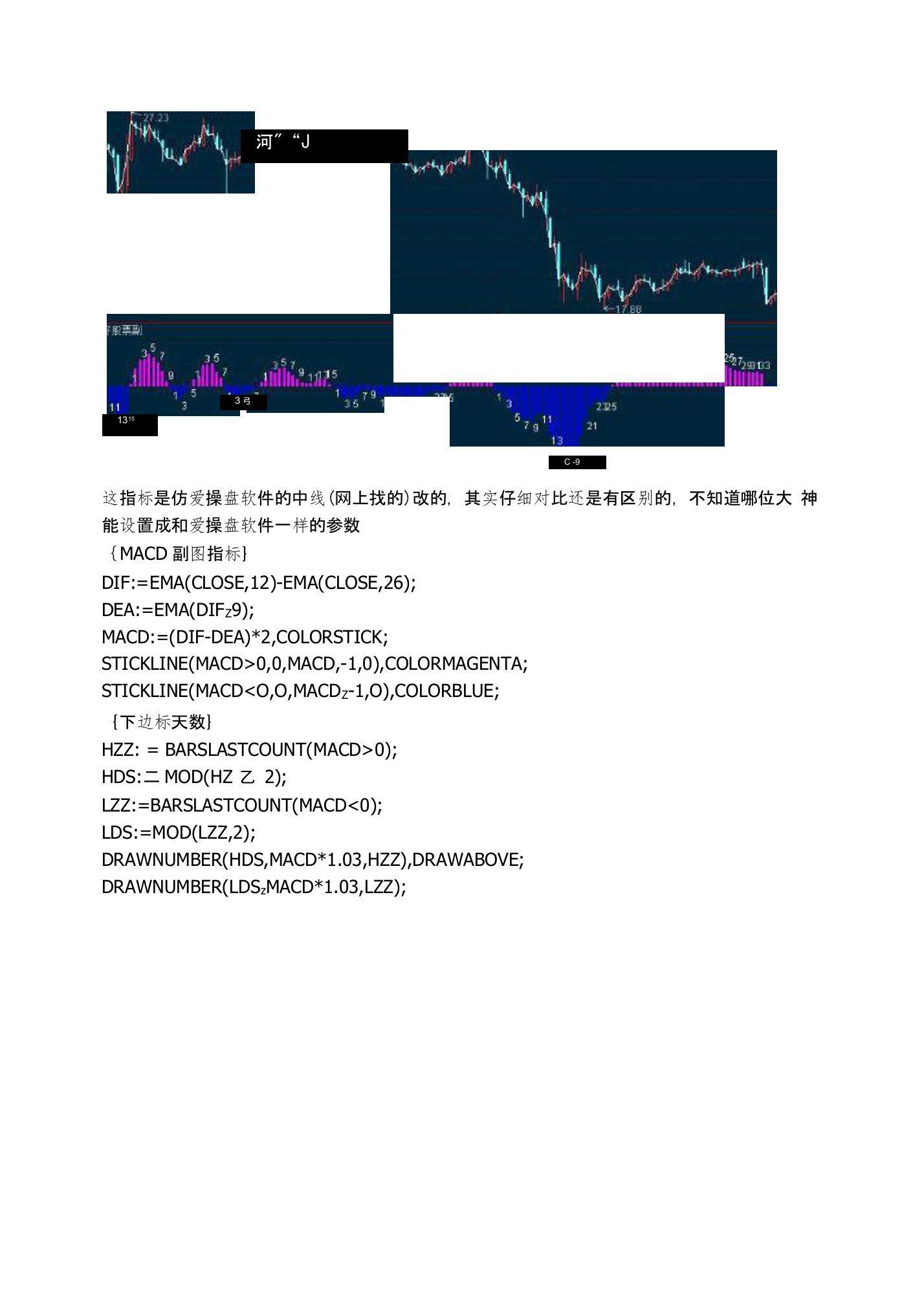 MACD通达信指标公式源码