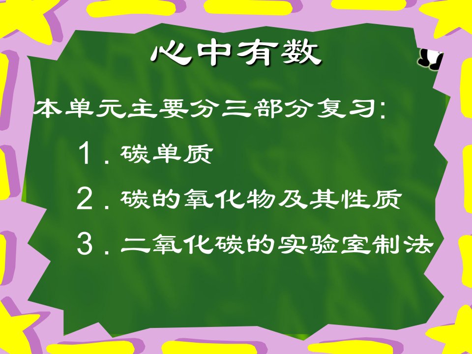 教学课件第六单元碳和碳的氧化物复习课件