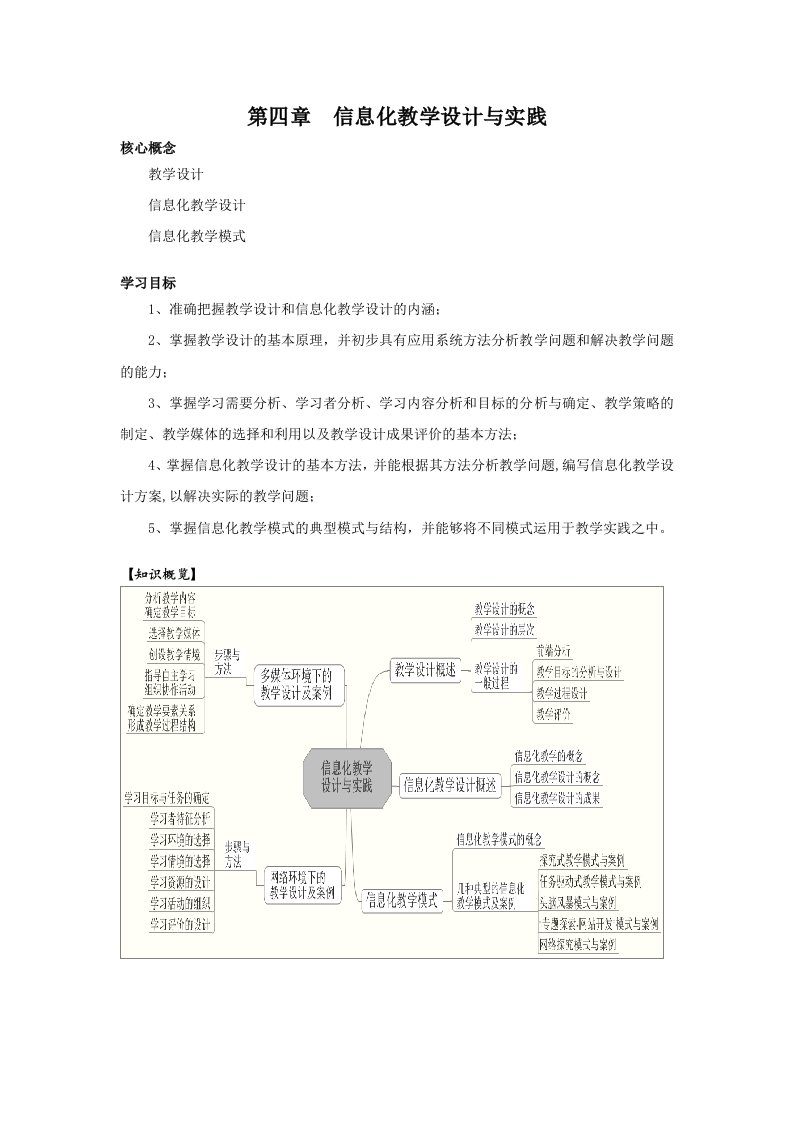 信息化教学设计与实践讲义