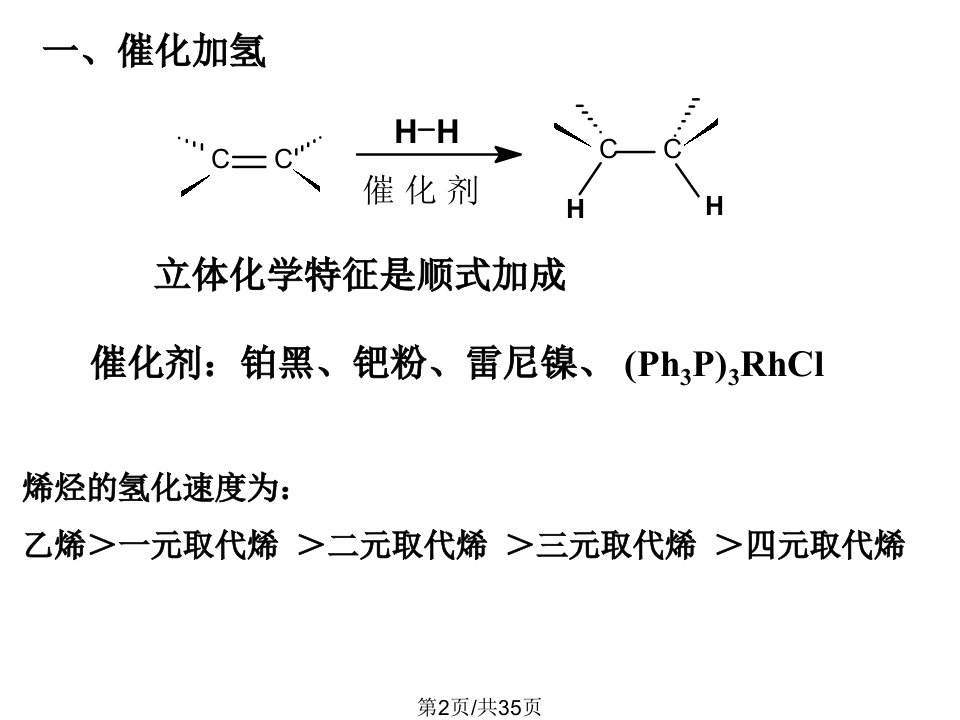 烯烃的化学性质