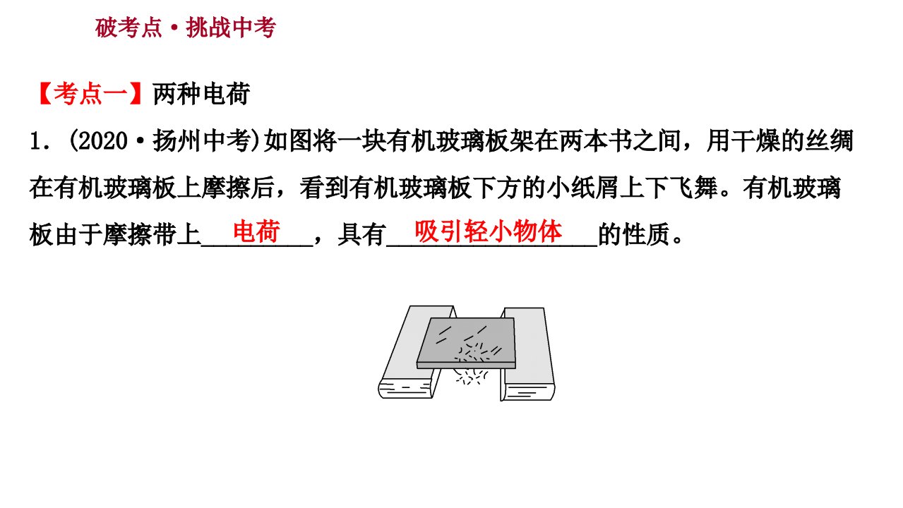 人教版九年级物理期末复习课第十五章电流和电路习题课件共16张PPT