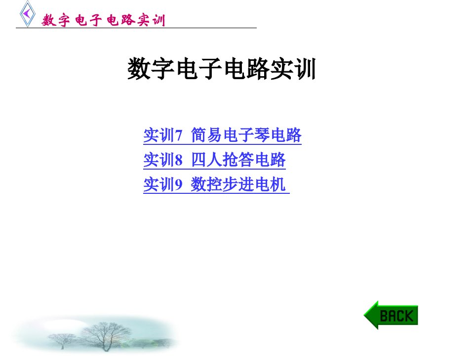 数字电子电路实训