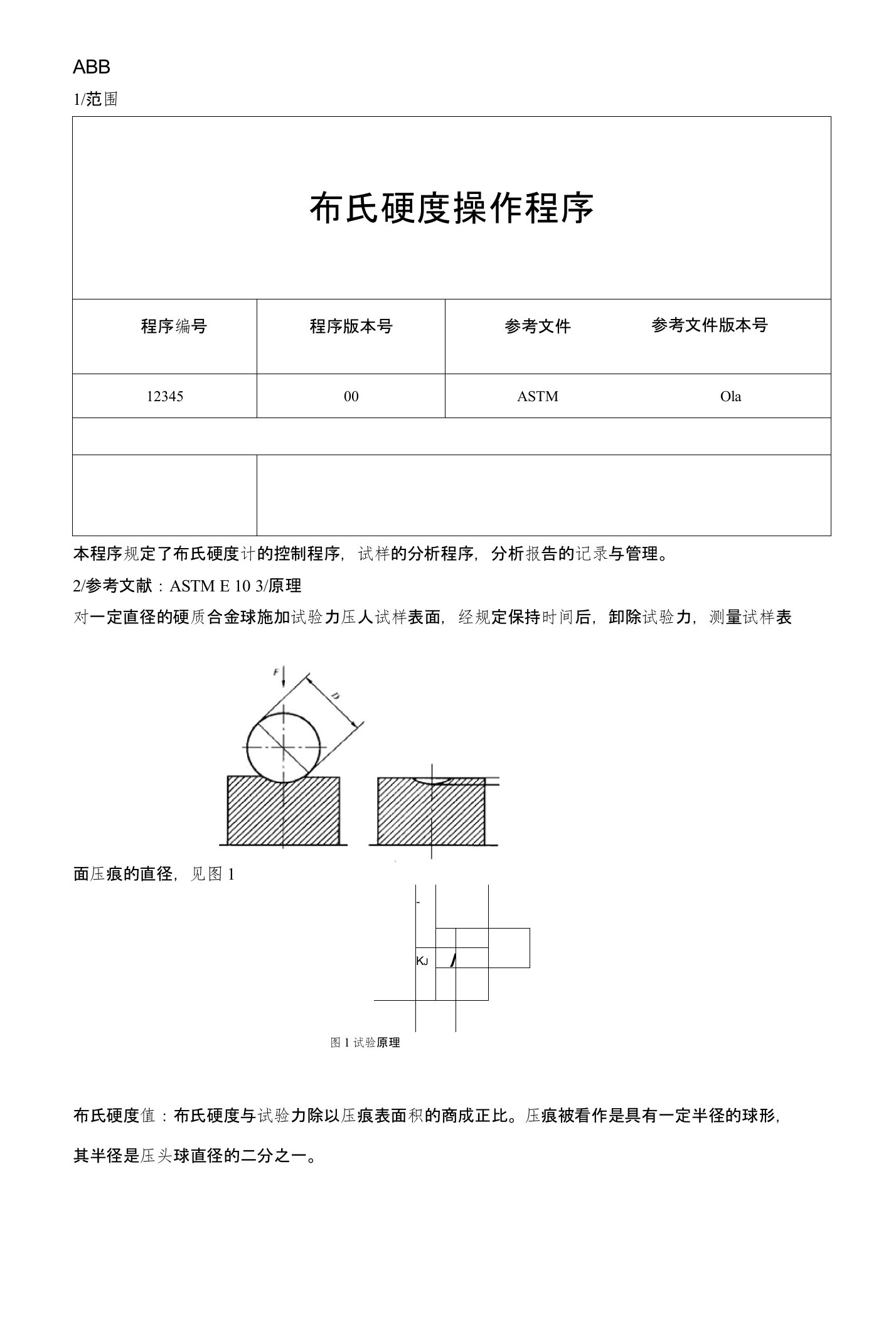 布氏硬度操作程序(很详细)