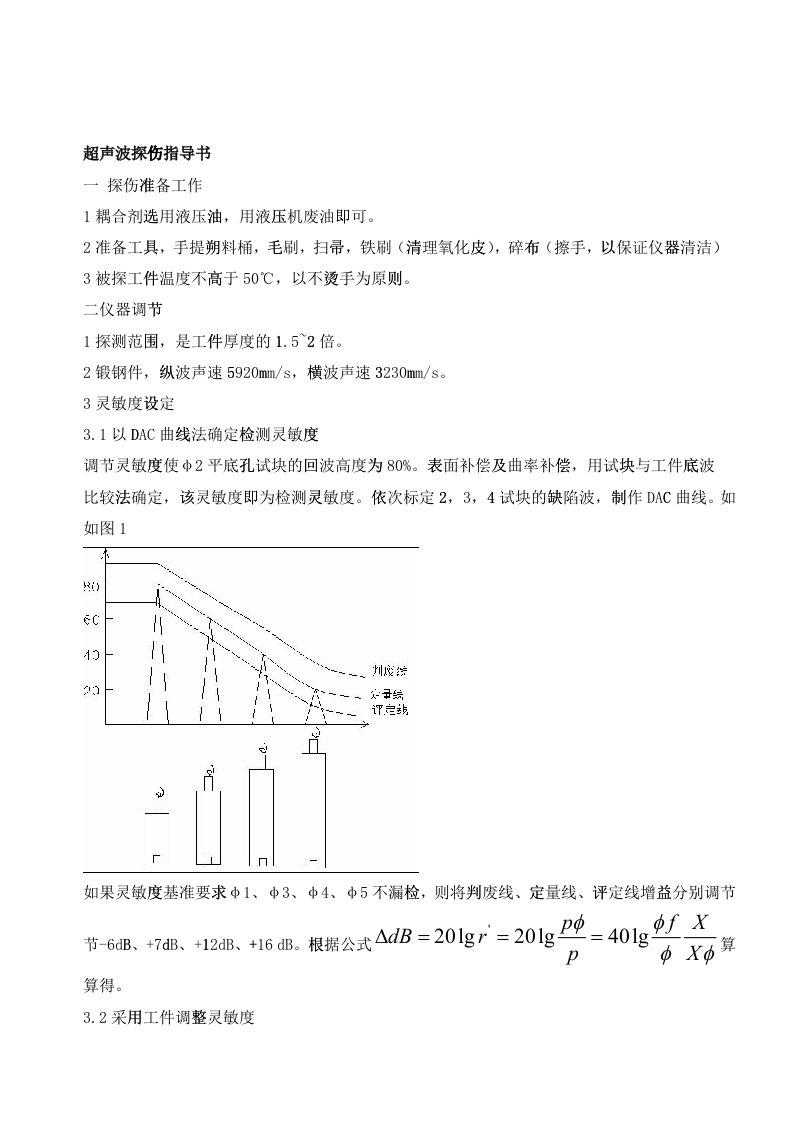 超声波探伤指导书