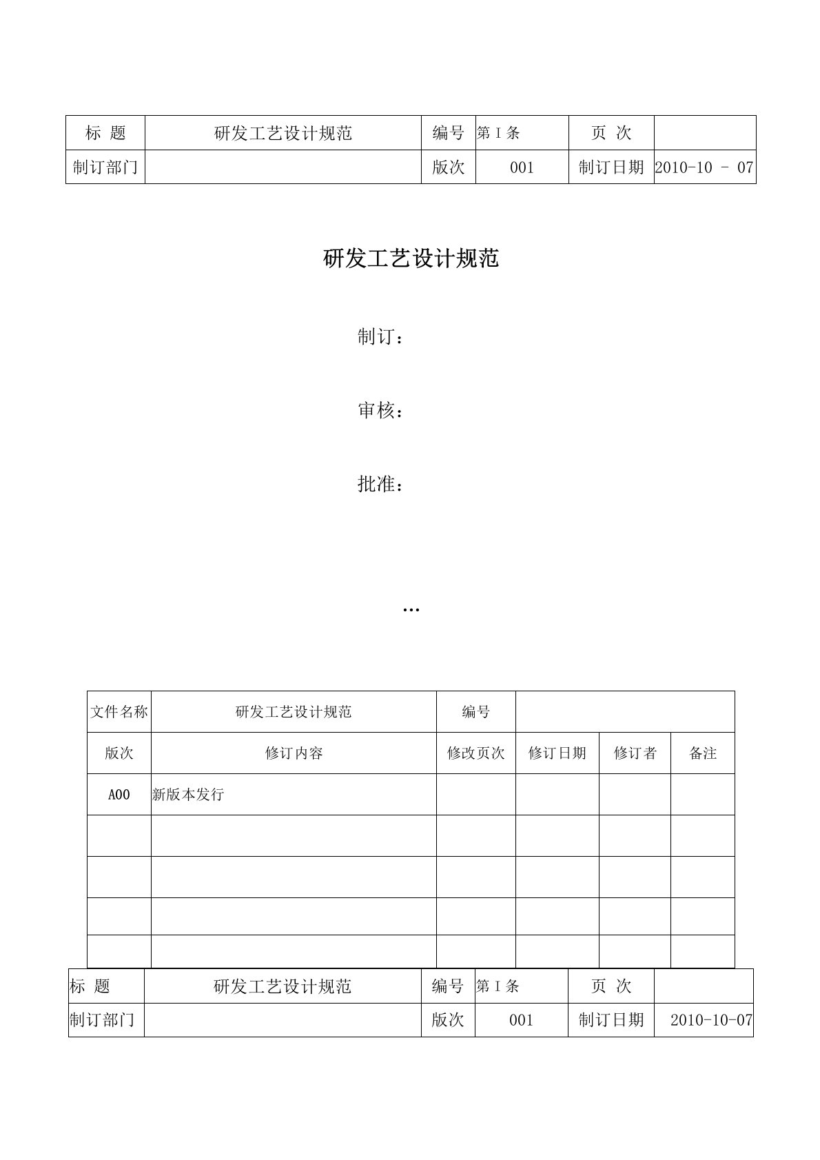 PCB工艺的设计规范标准