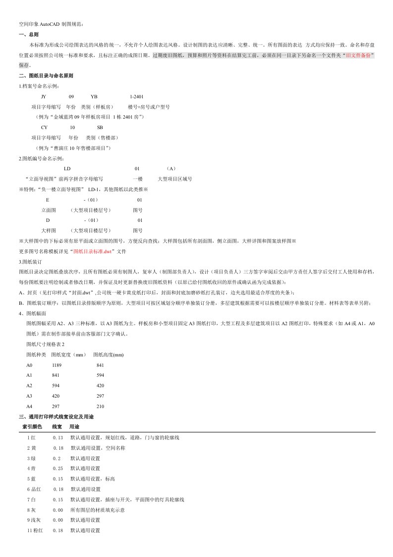 cad制图规范(2010版)