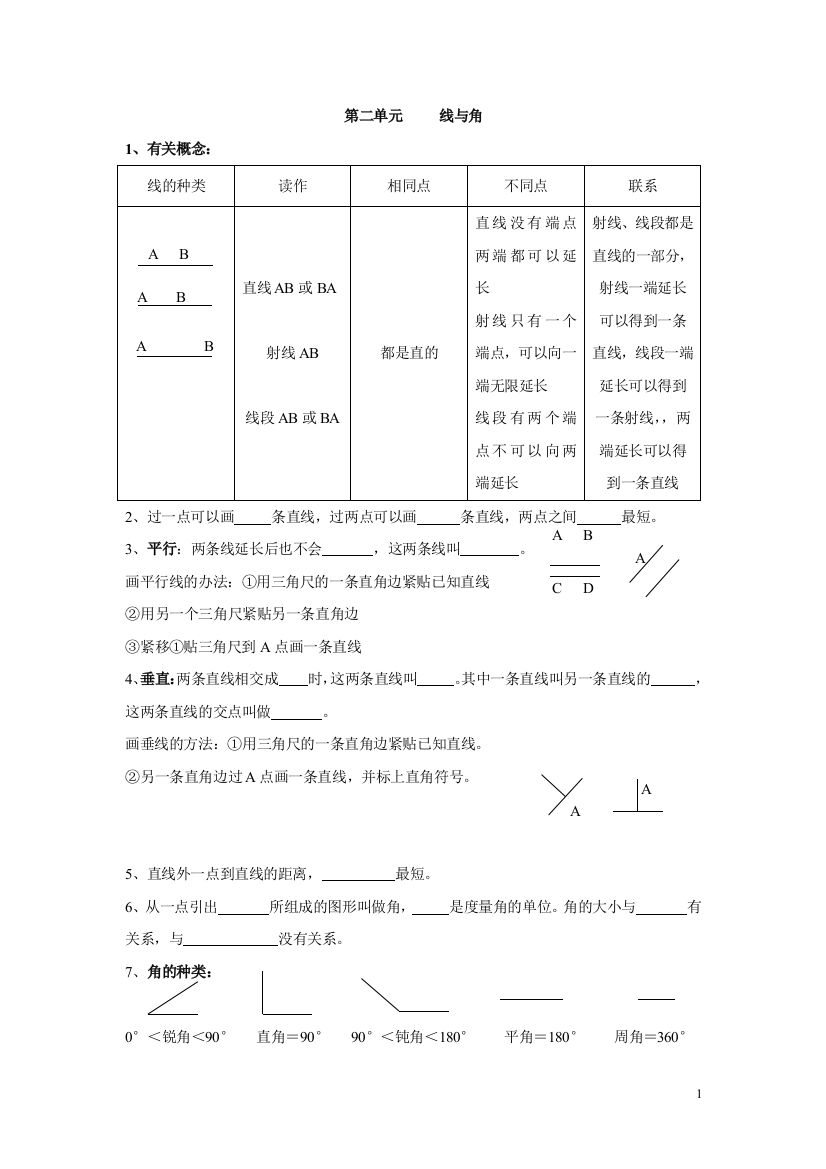 (完整word版)四年级上学期数学基础班辅导资料