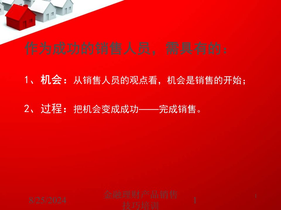 2021年度金融理财产品销售技巧培训讲义