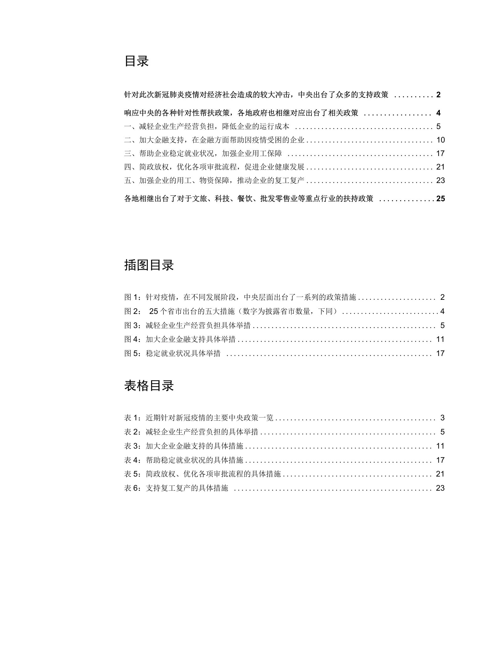 宏观政策梳理：针对新冠疫情的中央和地方扶持政策梳理