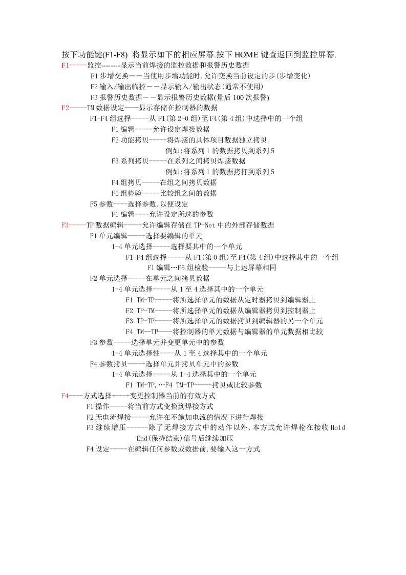 SIV21_点焊控制器说明书