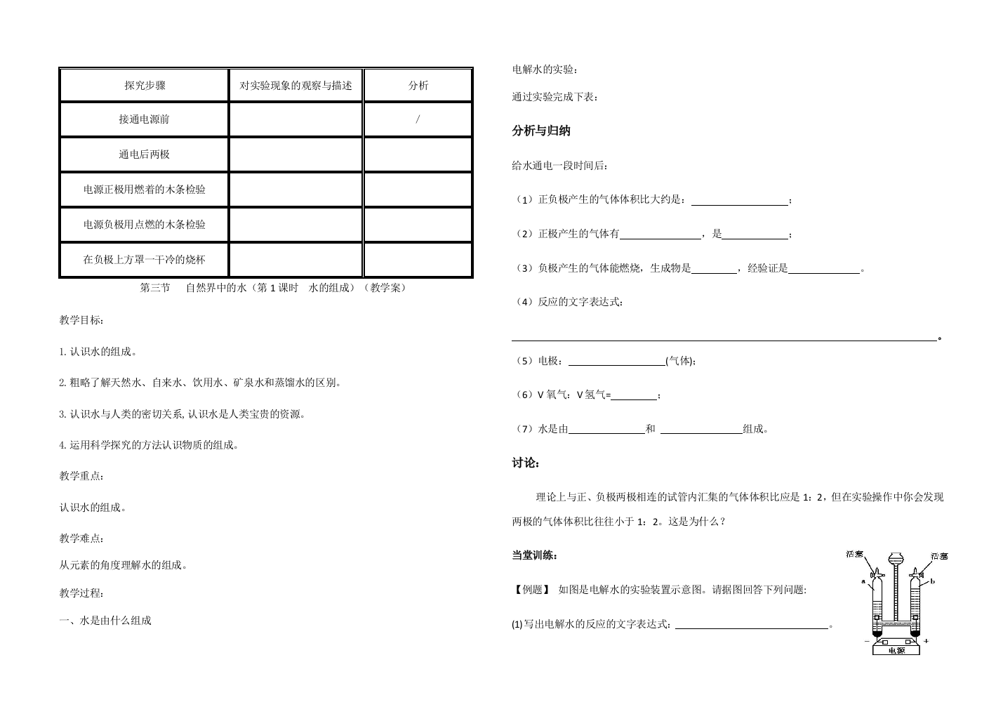 自然界中的水