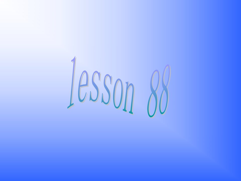 Lesson88（8）