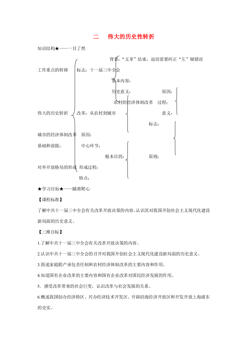 高中历史