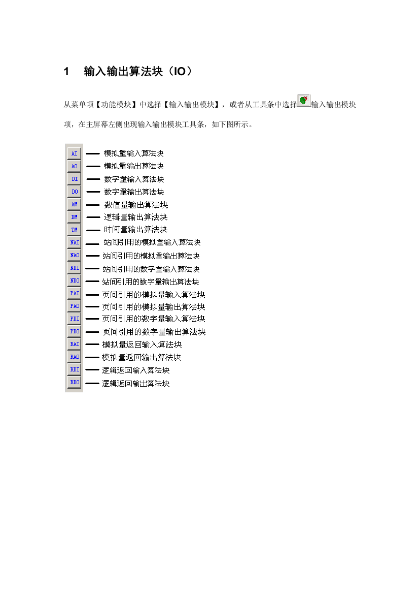 LN功能手册-1输入输出