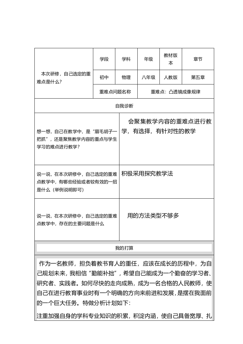 2017国培年度计划