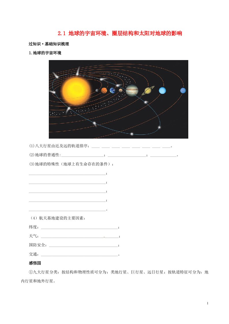 高考地理冲刺之考点感悟与命题预测