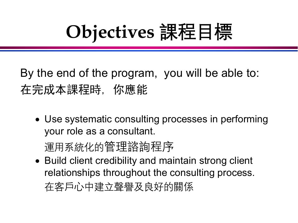 企业管理咨询技巧