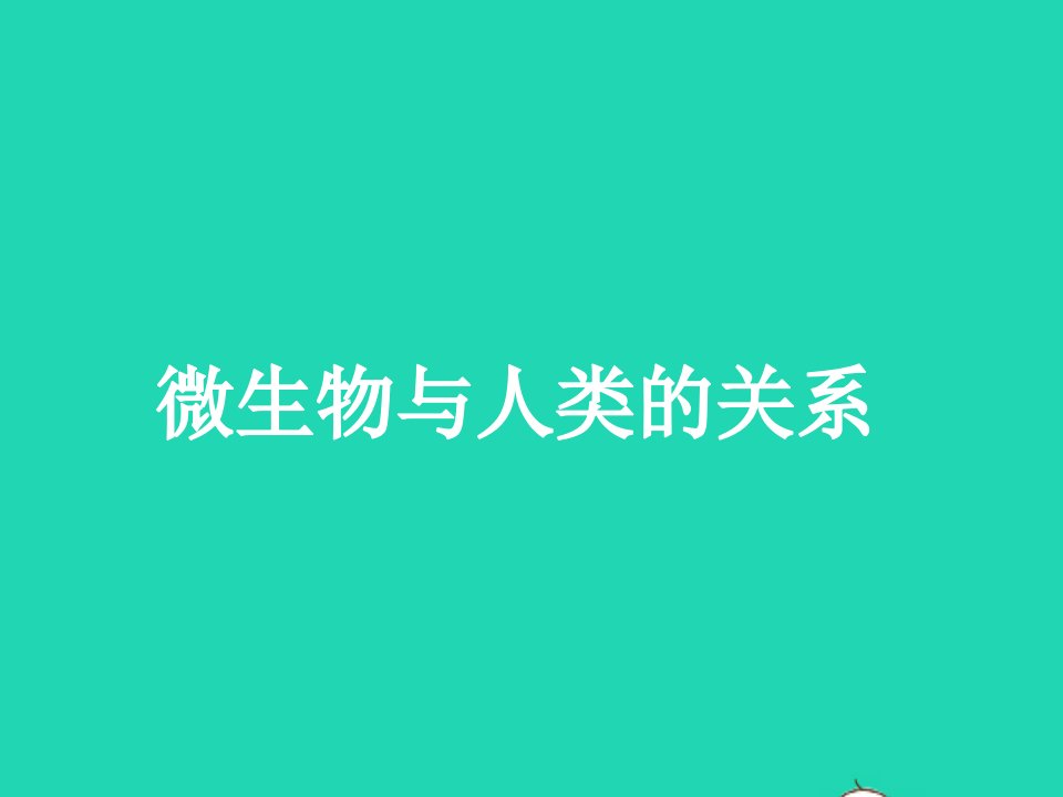 2022八年级生物上册第五单元生物圈中的动物和微生物第18章生物圈中的微生物第2节微生物与人类的关系教学课件新版北师大版