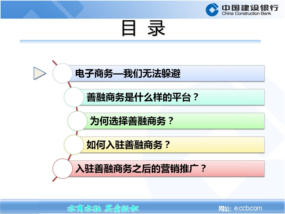 客户版入驻建行善融商务共享金融电商盛宴课件