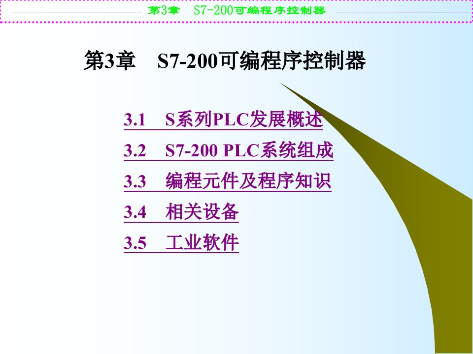 西门子-s7-200PLC培训资料（PPT75页)