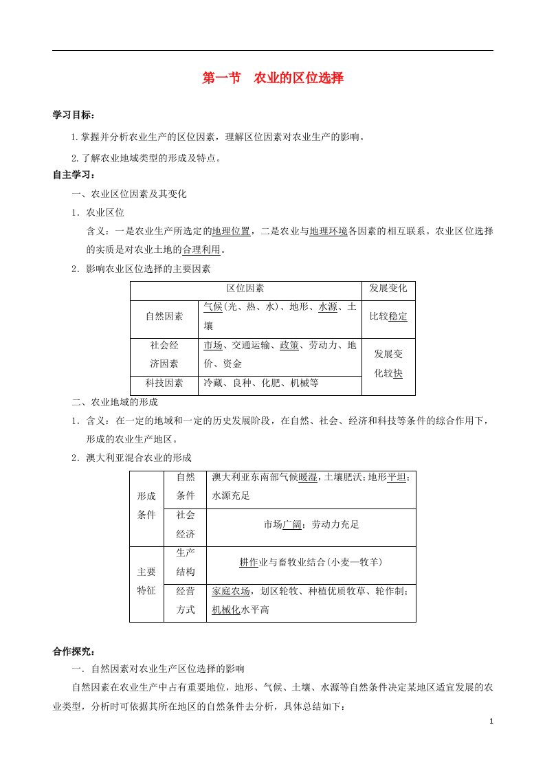 高考地理