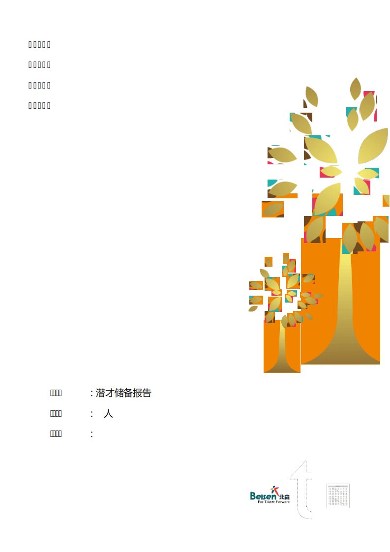 样本报告管理人员潜才储备测评解决方案报告(团队版)