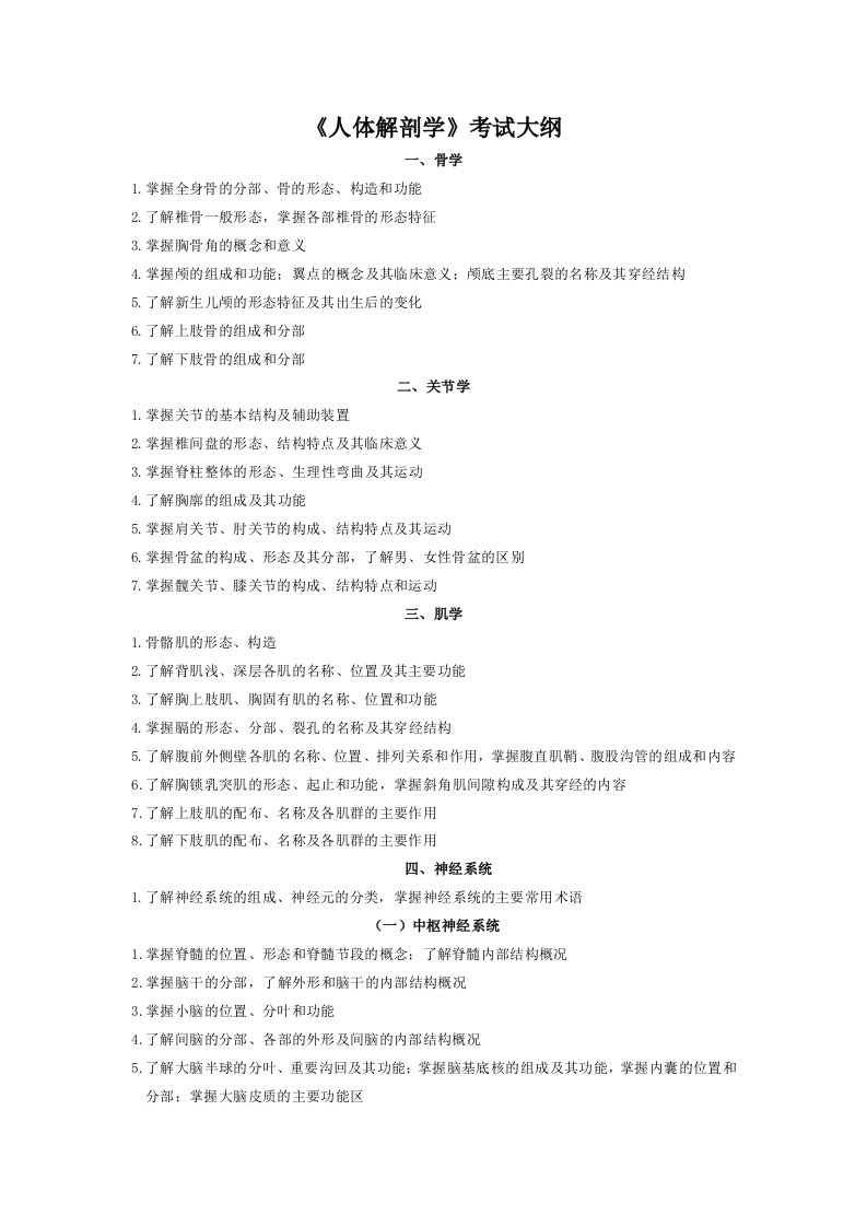 临床医学、医学检验、护理学、药学专升本考试大纲