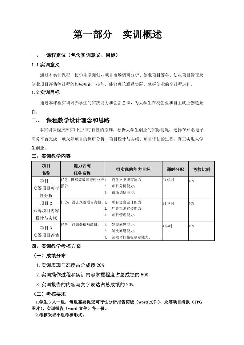 电子商务创业实训指导书