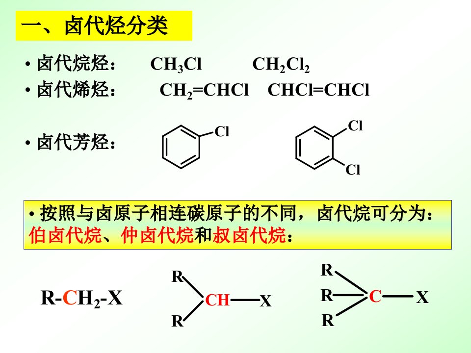 有机化学第六章卤代烃