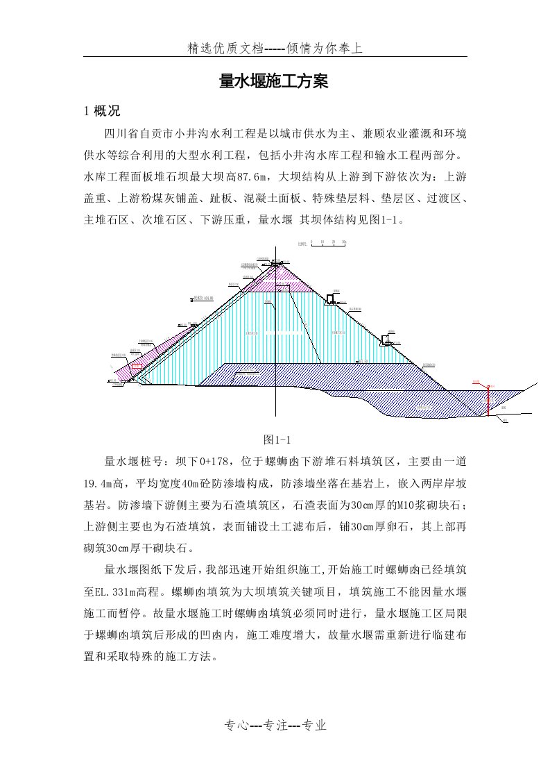 量水堰方案(共23页)