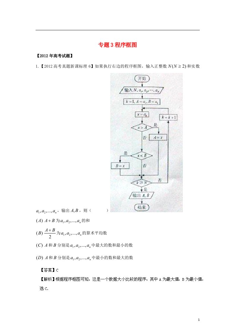 高三数学