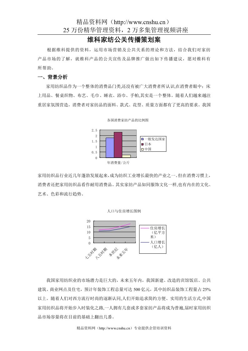 维科家纺公关传播策划案