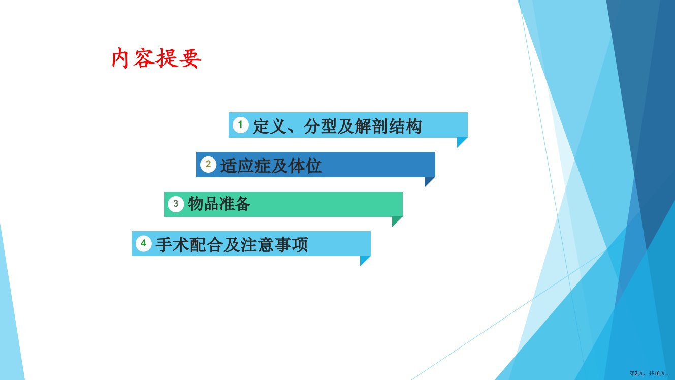 经腹全子宫及双侧附件切除术课件PPT16页