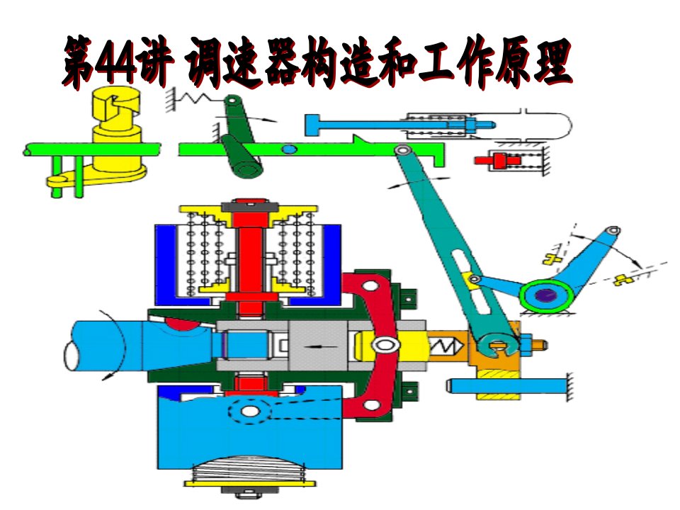 调速器构造和工作原理