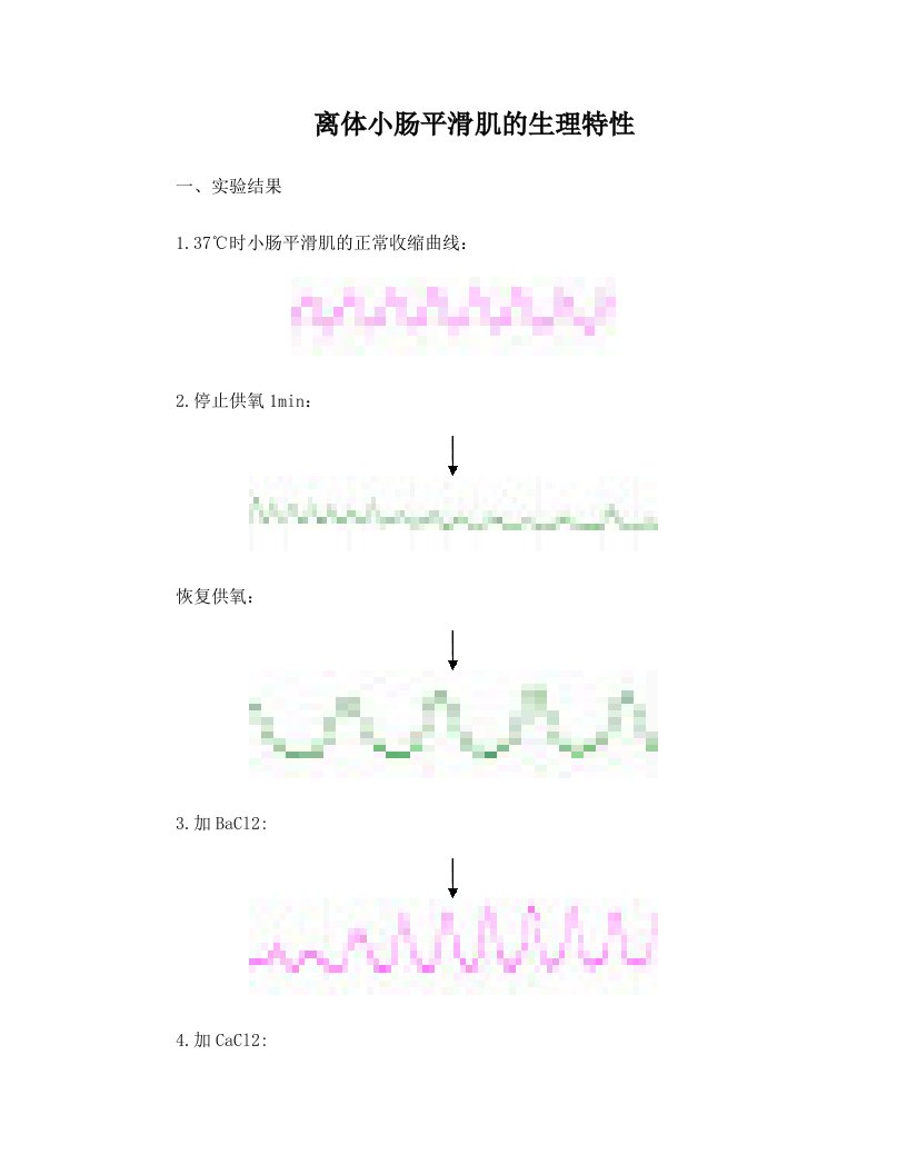 kuqAAA离体小肠平滑肌的生理特性