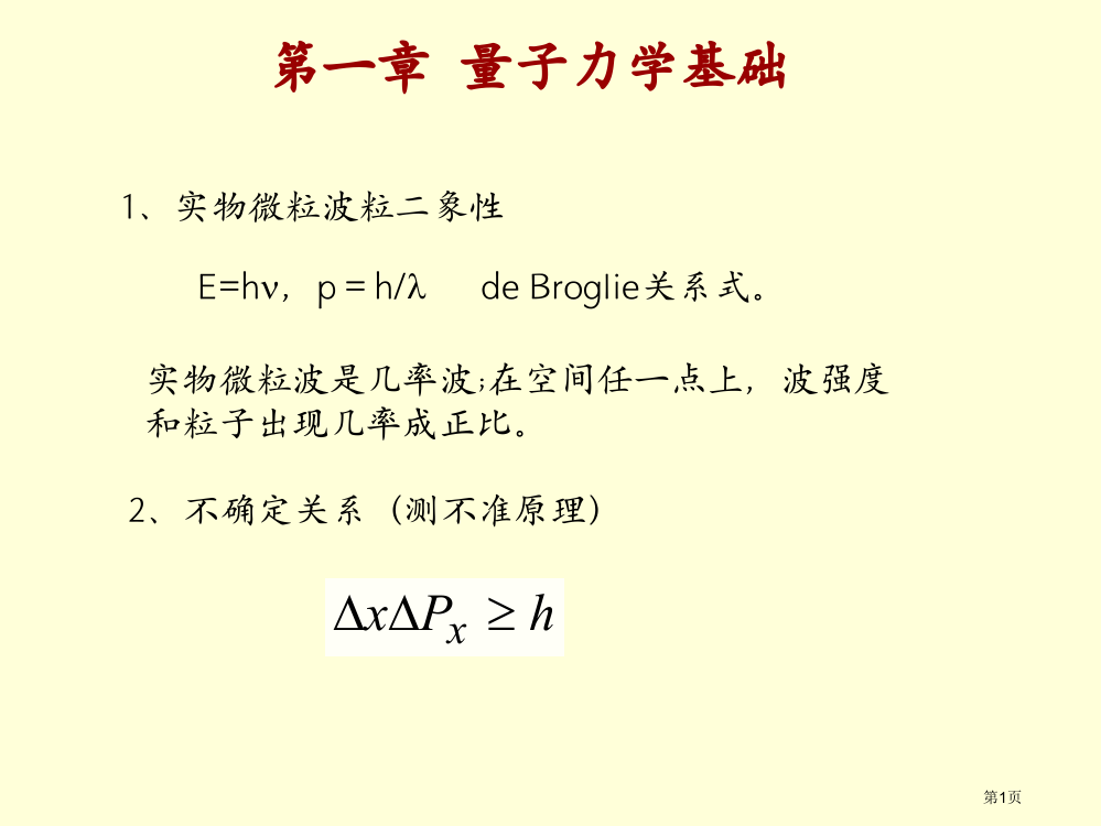 结构化学总复习省公共课一等奖全国赛课获奖课件