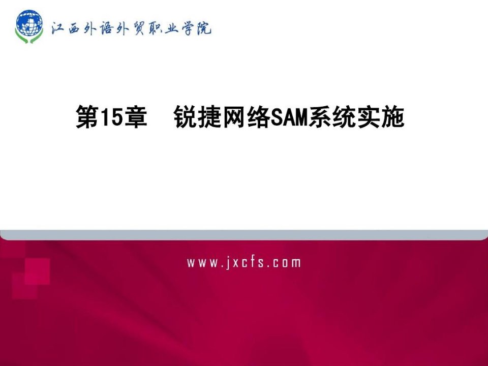 锐捷网络SAM系统实施