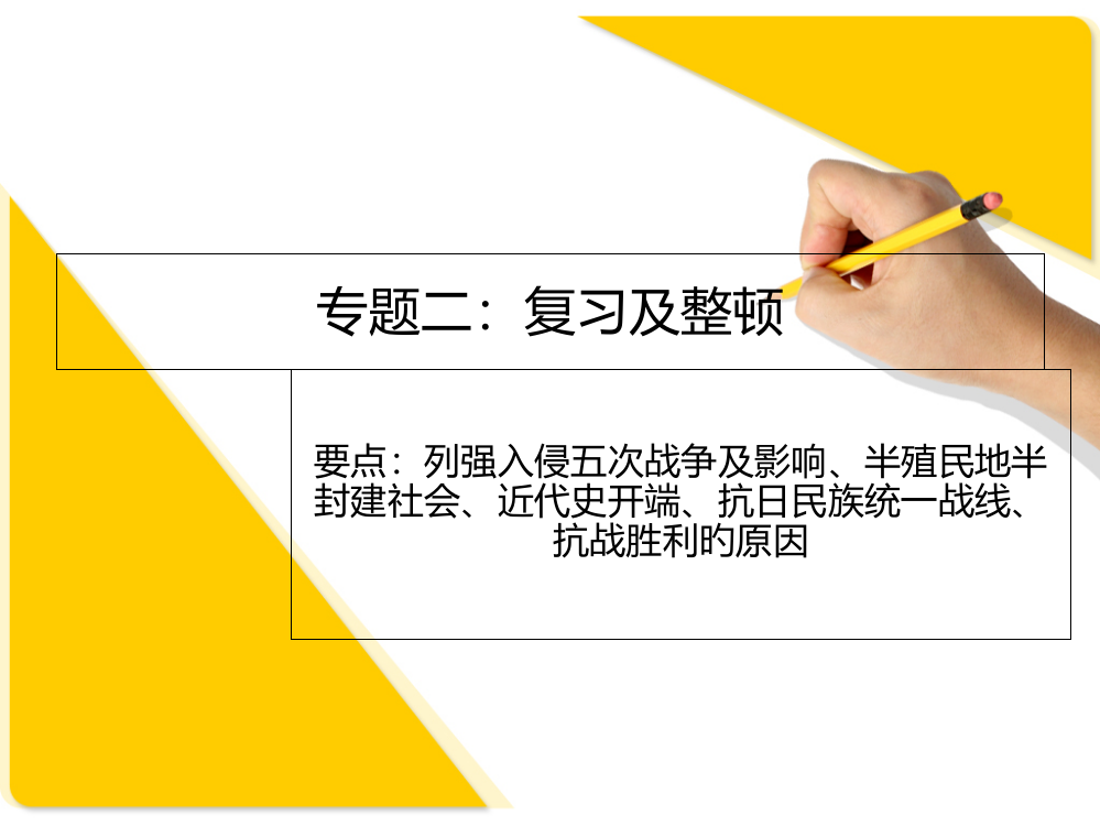 历史专题二复习及整理市公开课获奖课件省名师示范课获奖课件