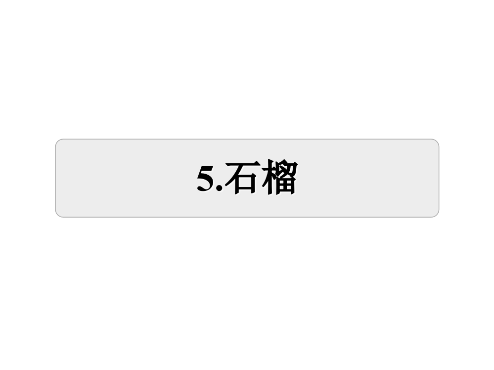 三年级上册语文练习课件-16.石榴1｜苏教版(共13张PPT)