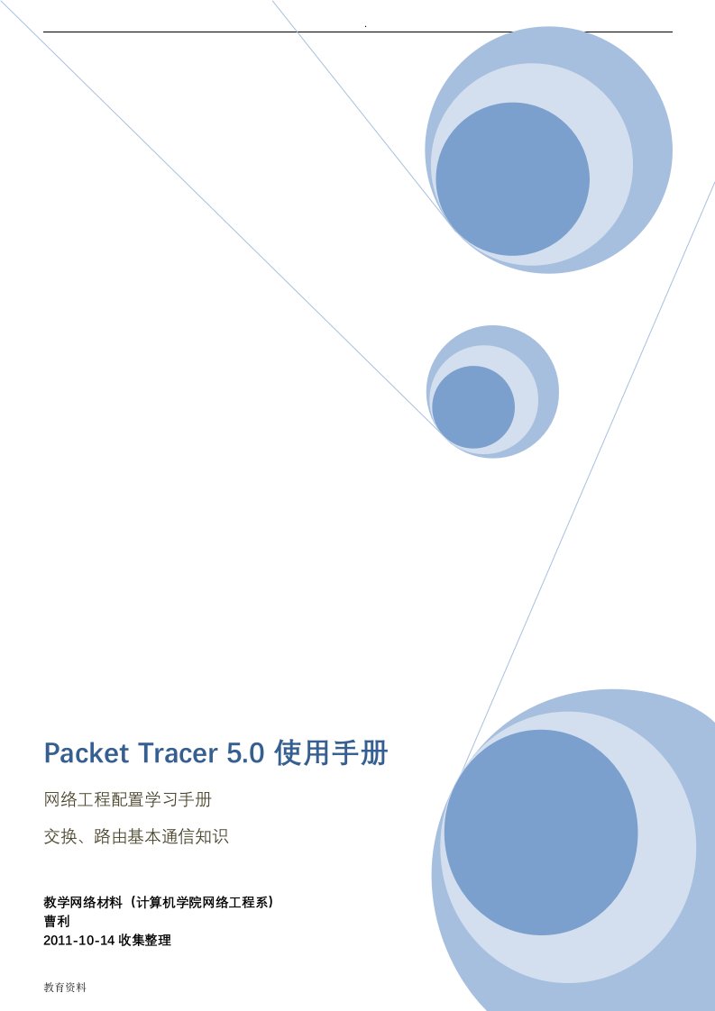 PacketTracer实验全集