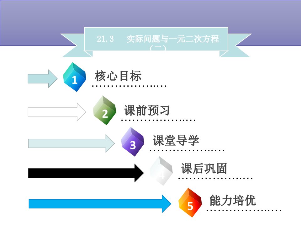 九年级数学上册第二十一章一元二次方程21.3实际问题与一元二次方程(二)导学ppt课件(新版)新人教版