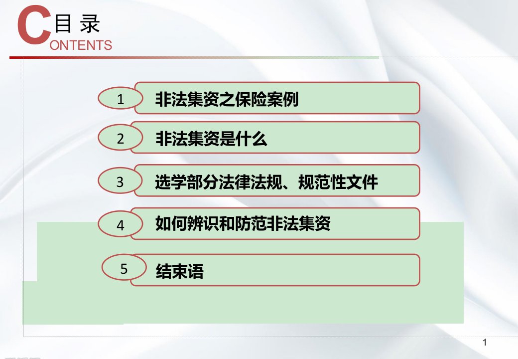 培训ppt课件树立风险意识远离非法集资