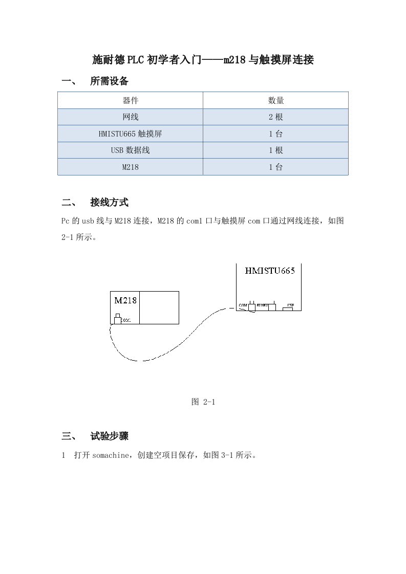 施耐德PLC初学者指南-M218与触摸屏连接