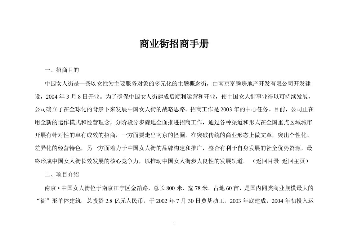 商业街招商手册DOC13(1)