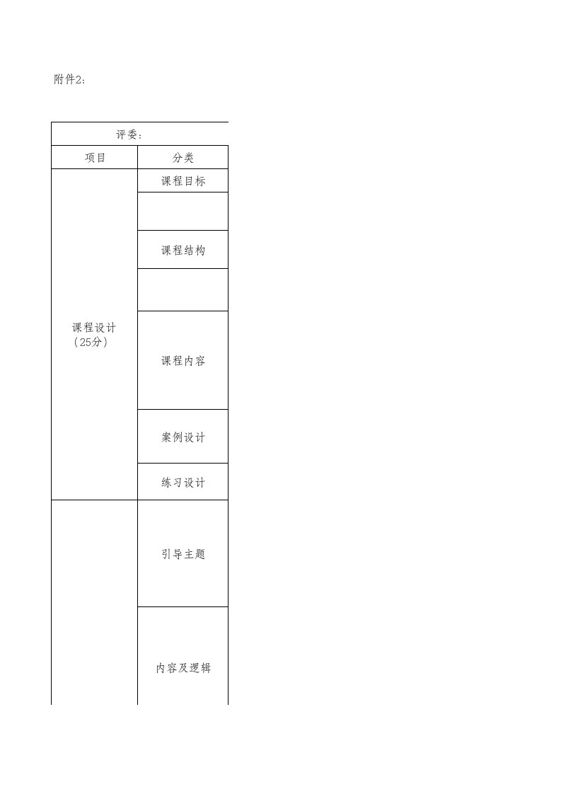 讲师讲课评分标准