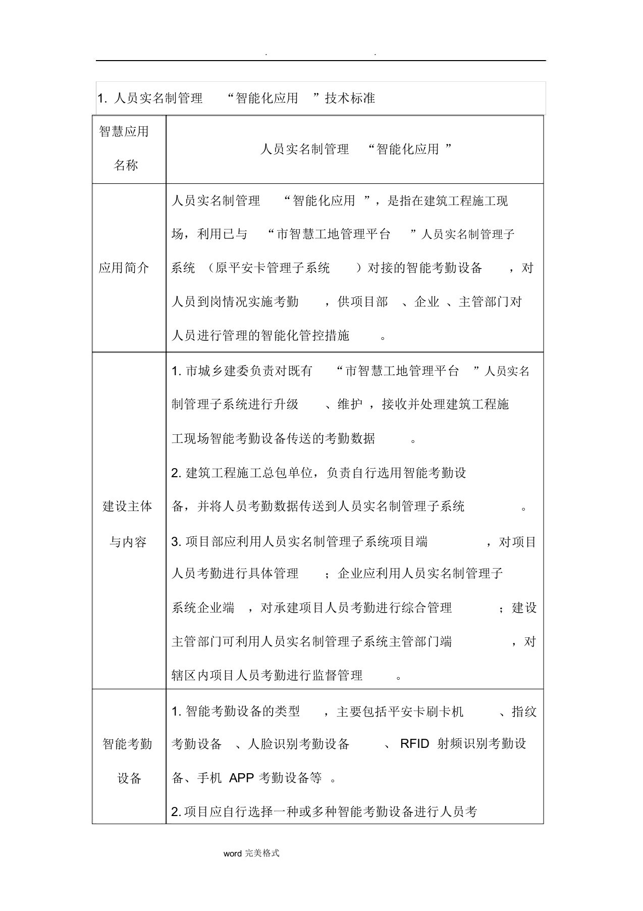 2018年重庆市智慧工地建设标准