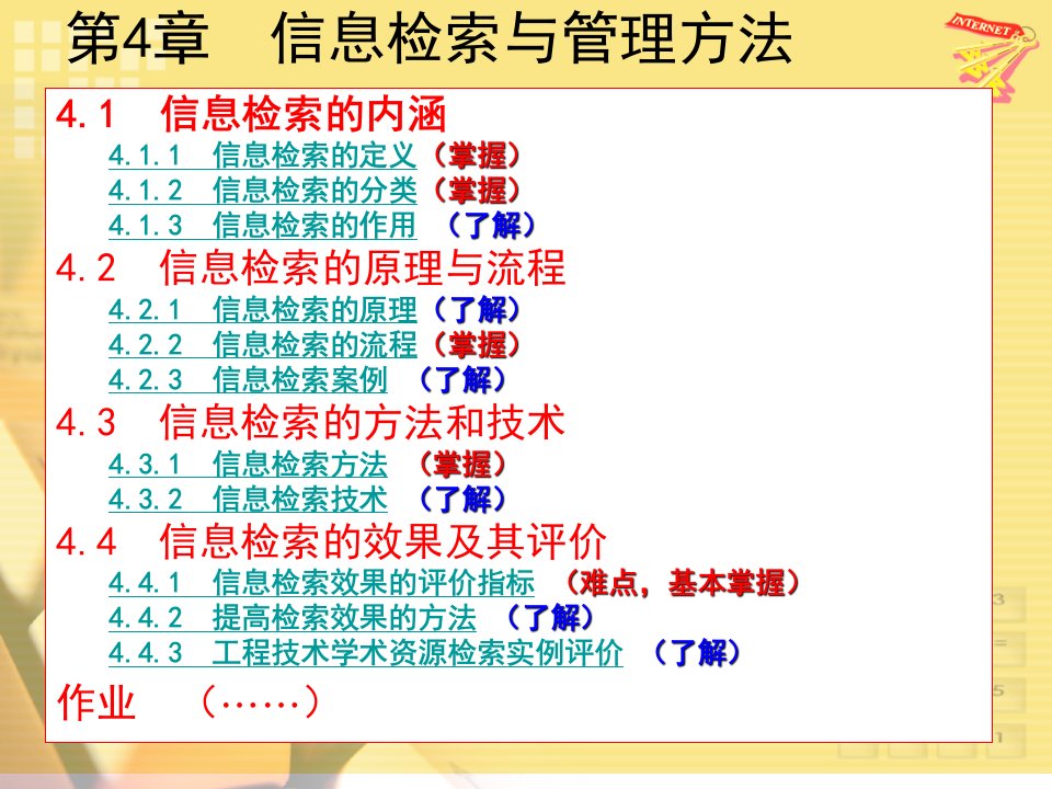 第04章信息检索与管理方法陈庄