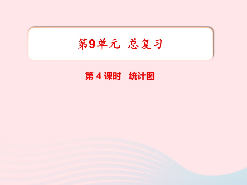 六年级数学上册第9单元总复习第4课时统计图教学课件新人教版