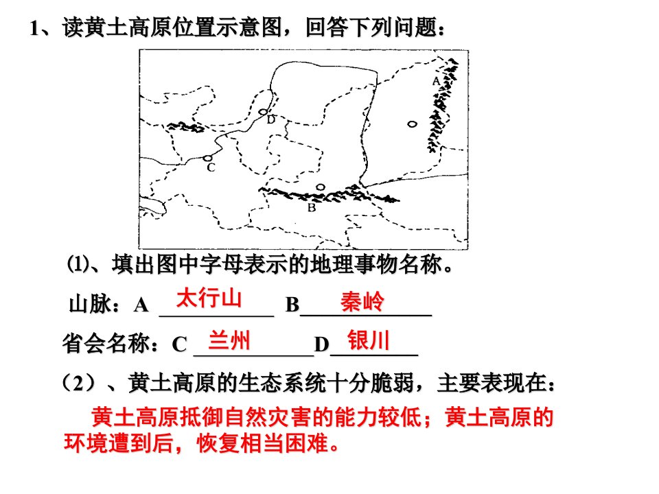 黄土高原水土流失的危害